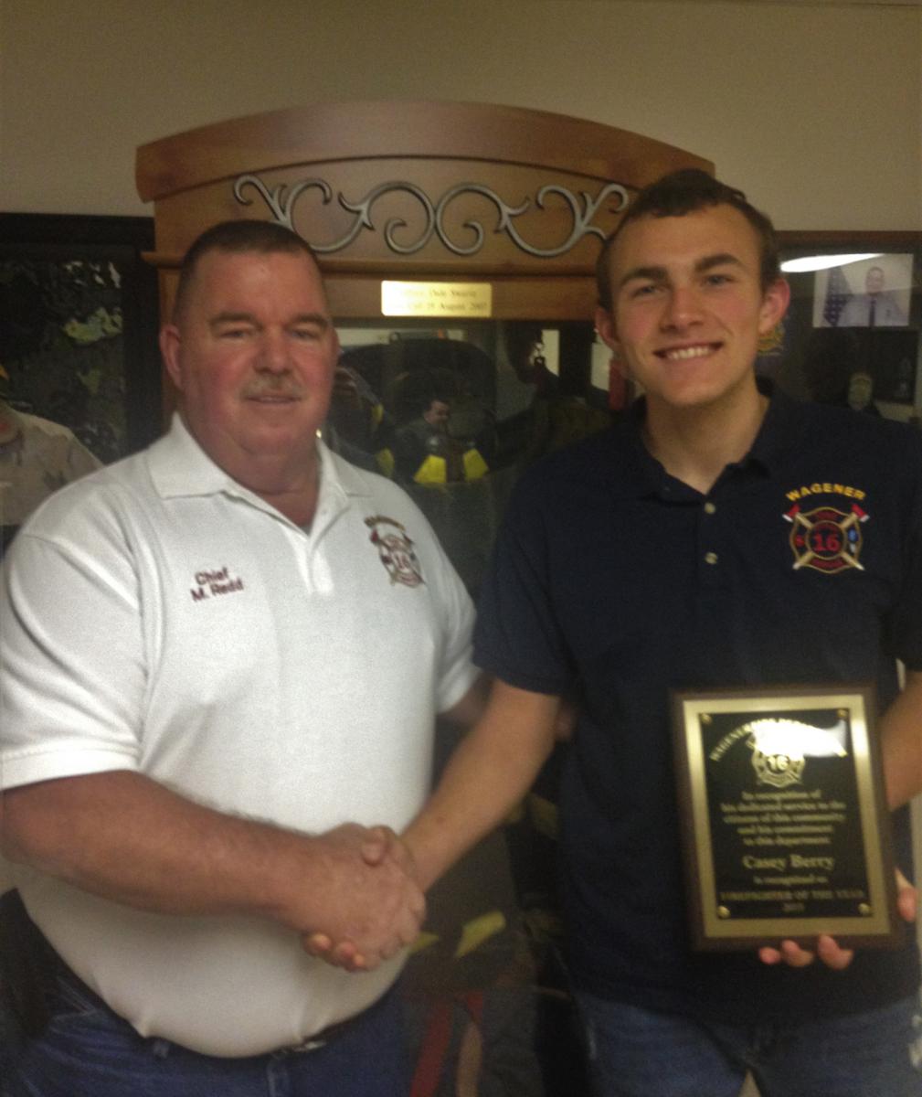 Wagener Fire Fighters Awarded