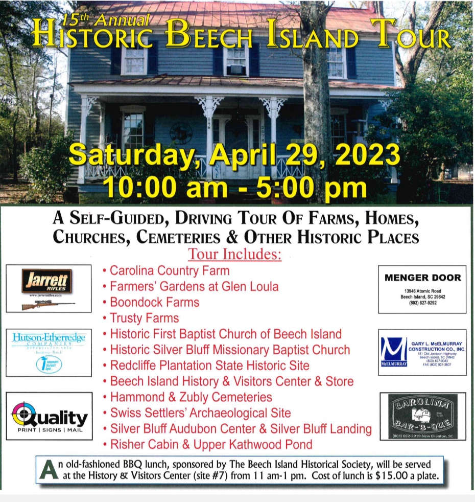Historic Beech Island Driving Tour